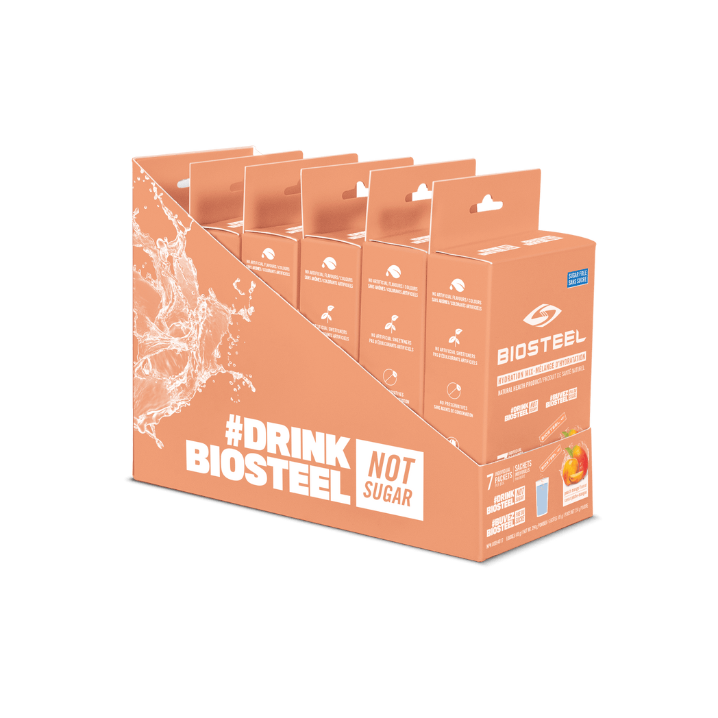 HYDRATION MIX / Peach Mango - 6 Box Pack (7 Packets Each)