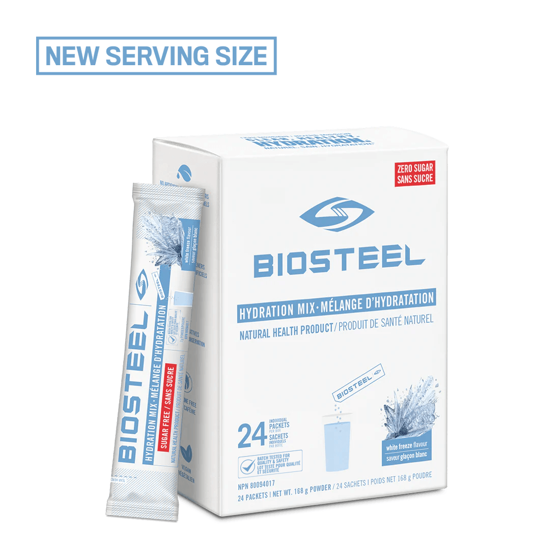 HYDRATION MIX / White Freeze - 24 Serving Packets