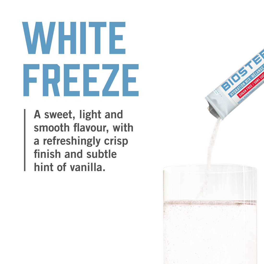 HYDRATION MIX / White Freeze - 24 Serving Packets
