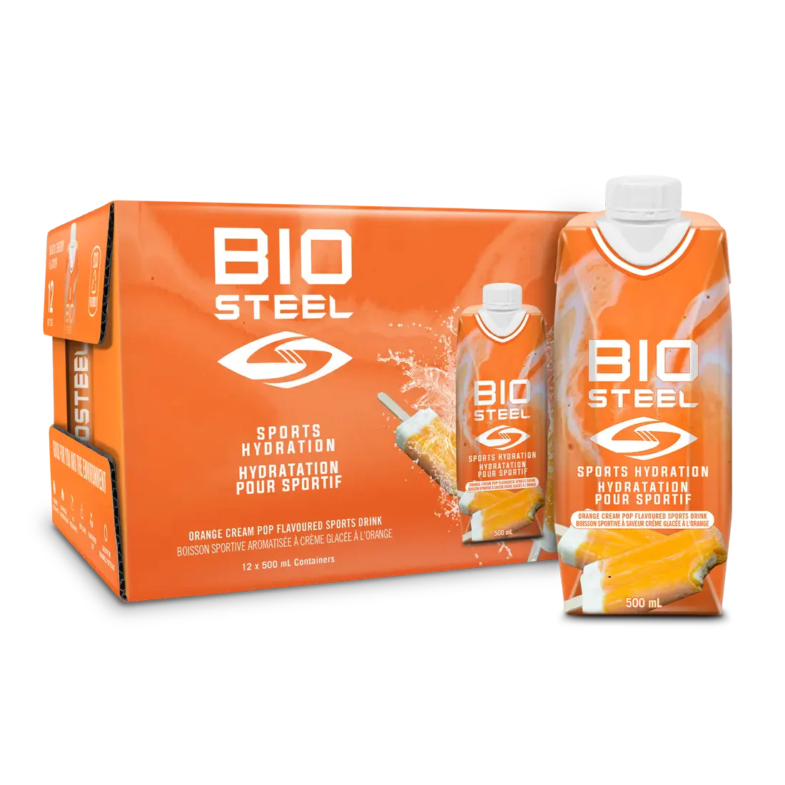 SPORTS DRINK / Orange Cream Pop 12 PACK