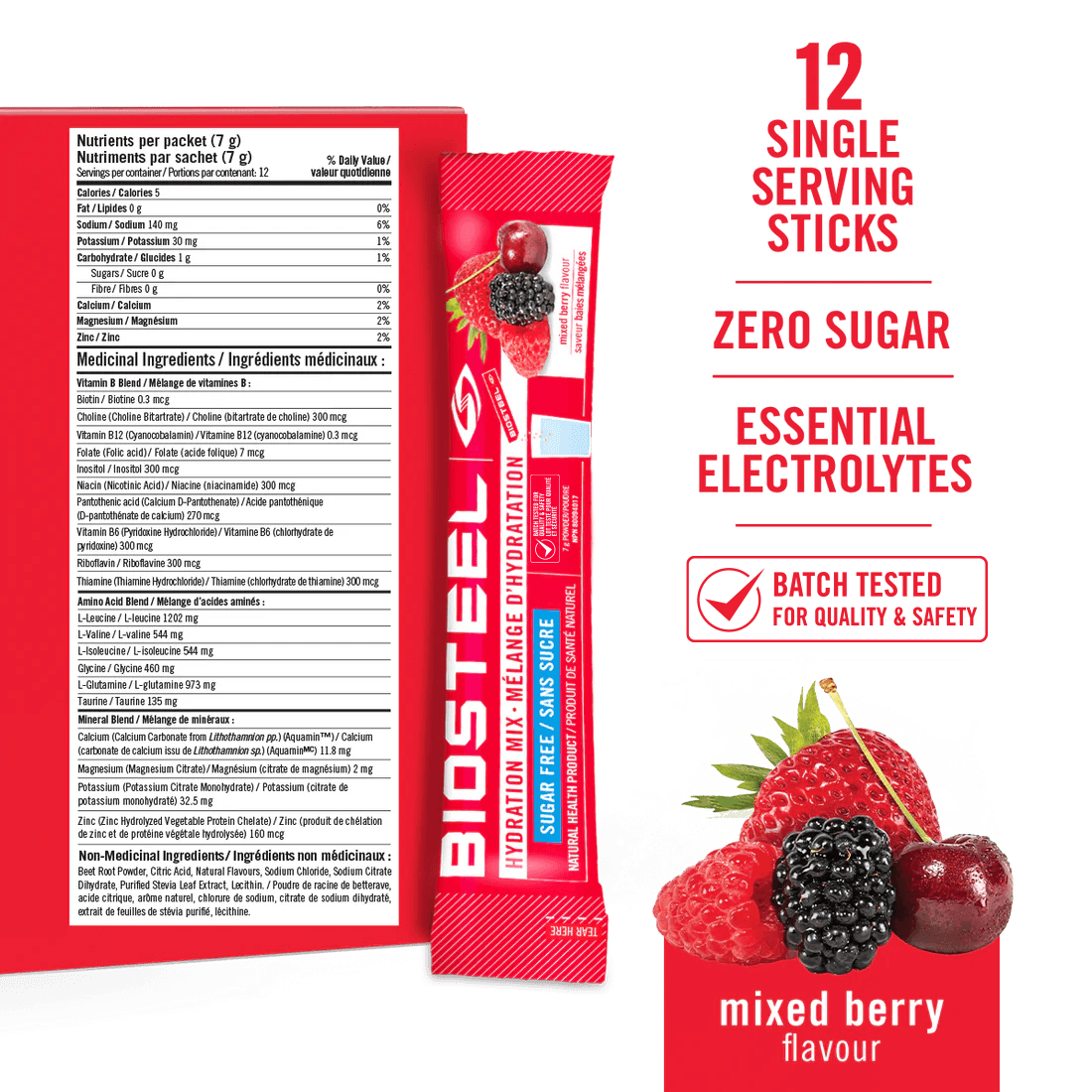 HYDRATION MIX / Mixed Berry - 16 Servings