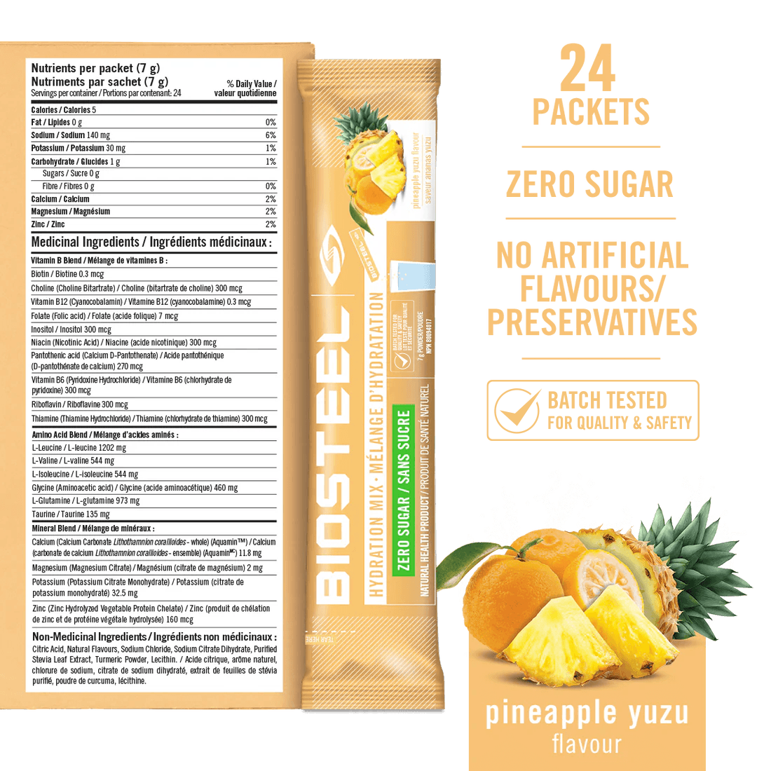 HYDRATION MIX / Pineapple Yuzu - 24 Serving Packets