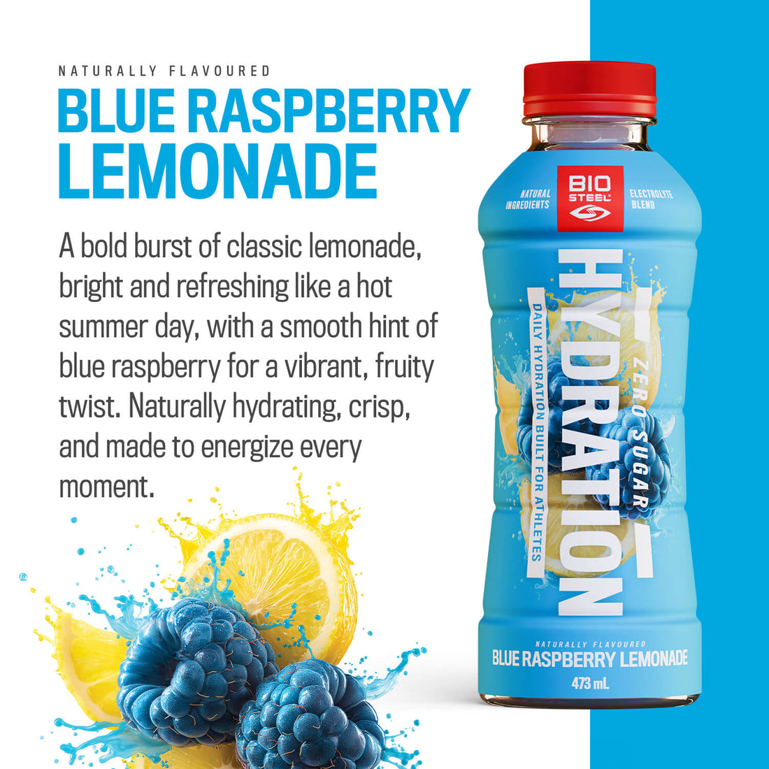 Hydration Drink / Blue Raspberry Lemonade - 12 Pack