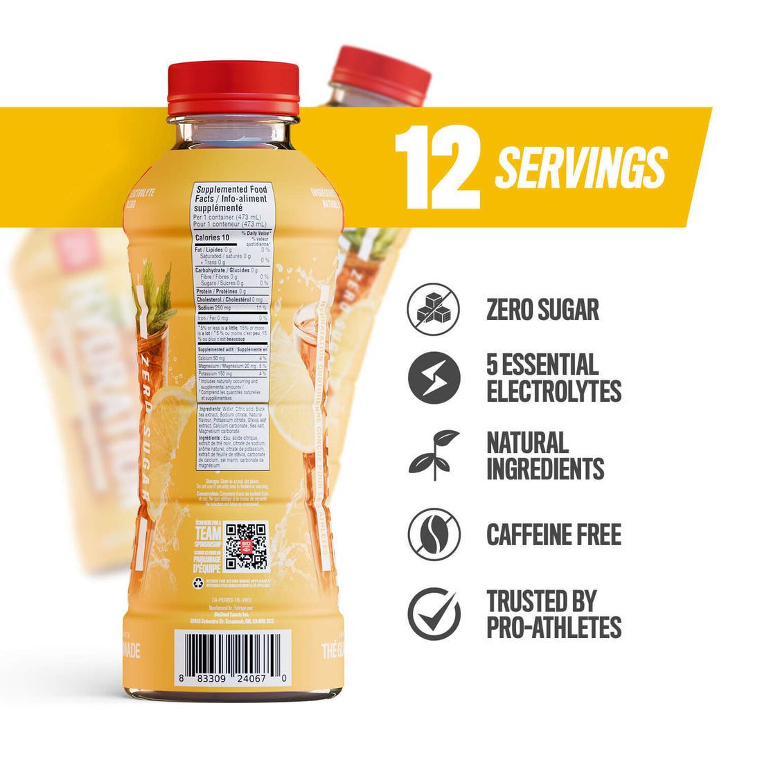 Hydration Drink / Iced Tea Lemonade - 12 Pack