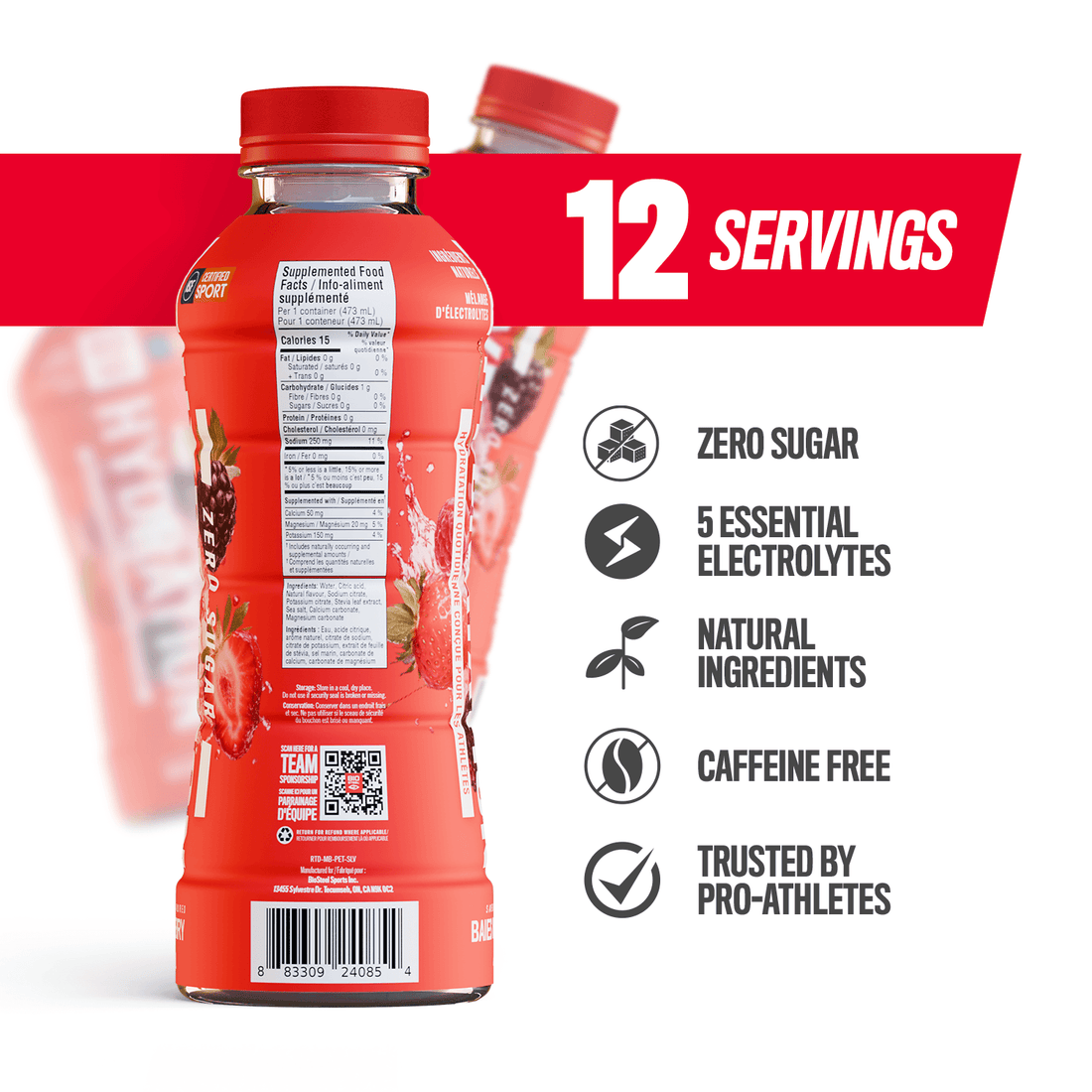 Hydration Drink / Mixed Berry - 12 Pack