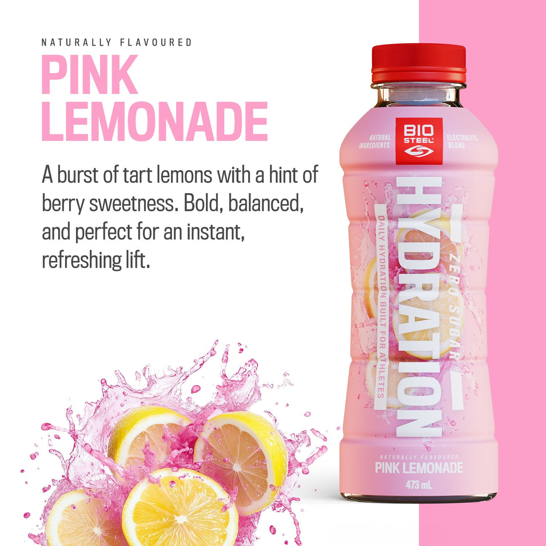 Hydration Drink / Pink Lemonade- 12 Pack