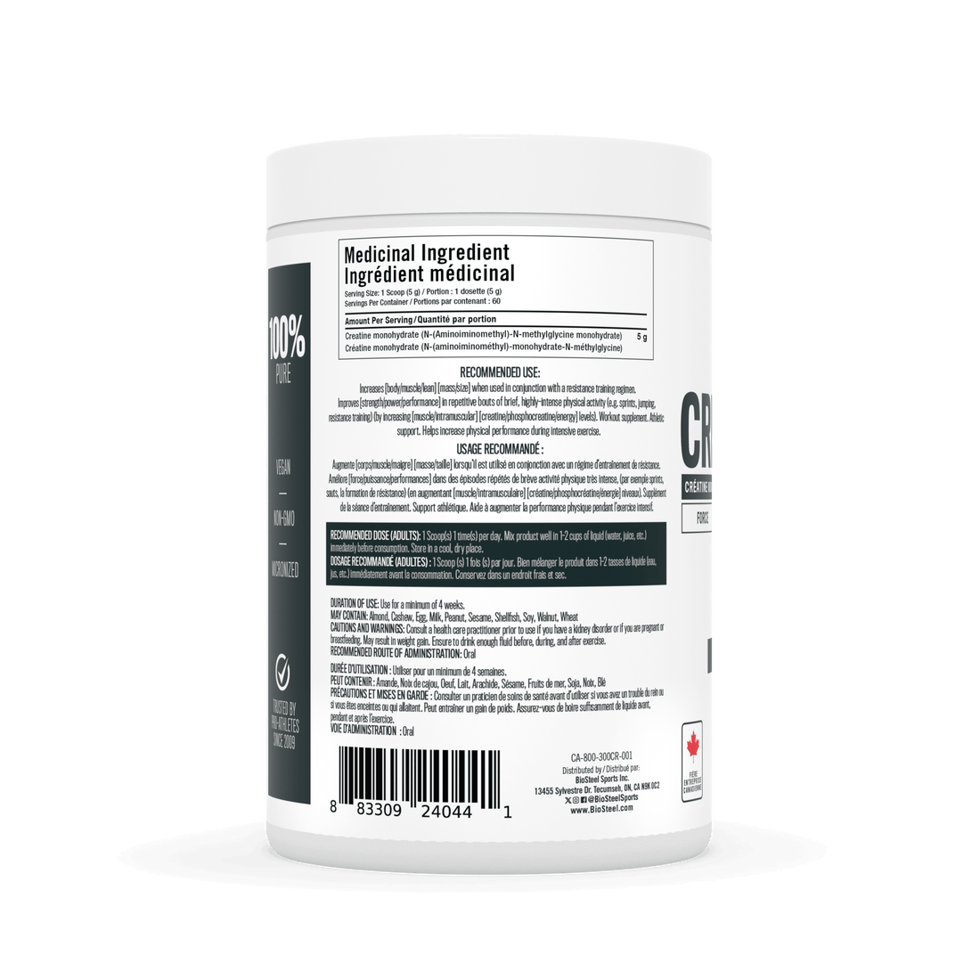 Creatine - 5g x 60 Servings