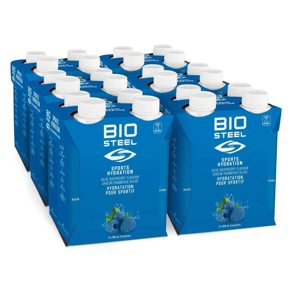 SPORTS DRINK / Blue Raspberry 6x4 Pack – BioSteel – Canada