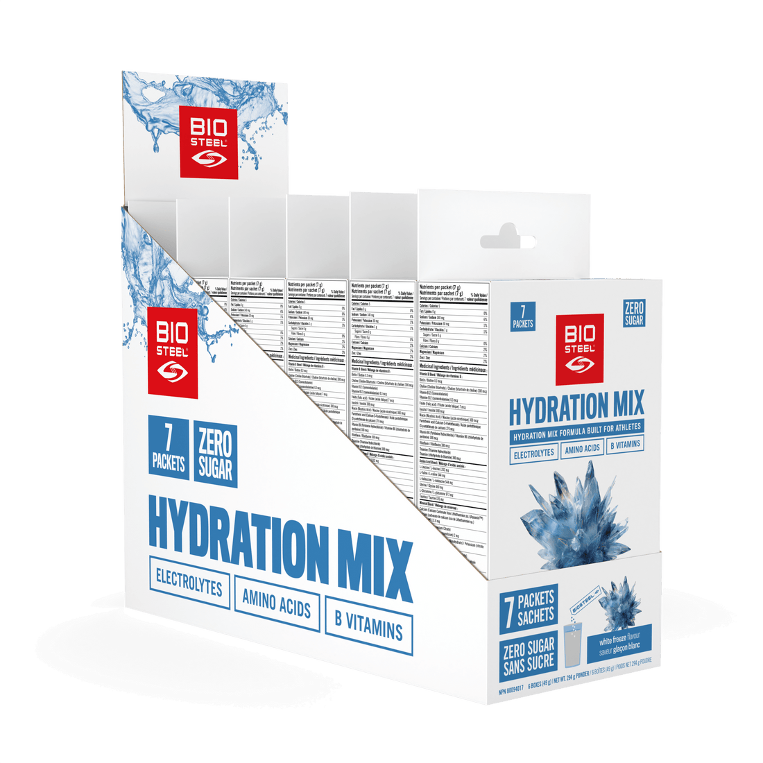 HYDRATION MIX / White Freeze - 42 Packets