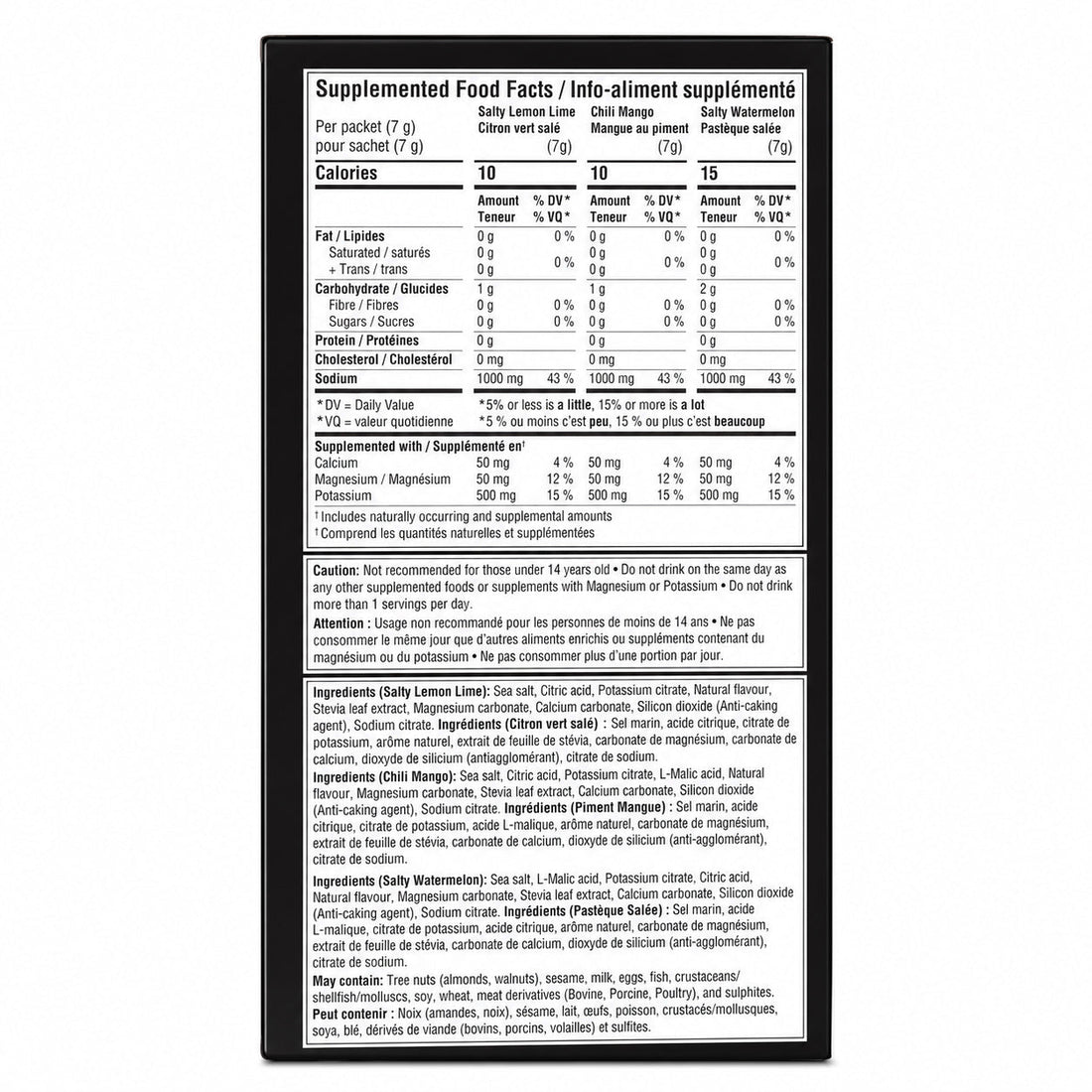 Hydration MAX / Variety Pack - 30 Packets (Salty Lemon Lime, Chili Mango, Salty Watermelon)