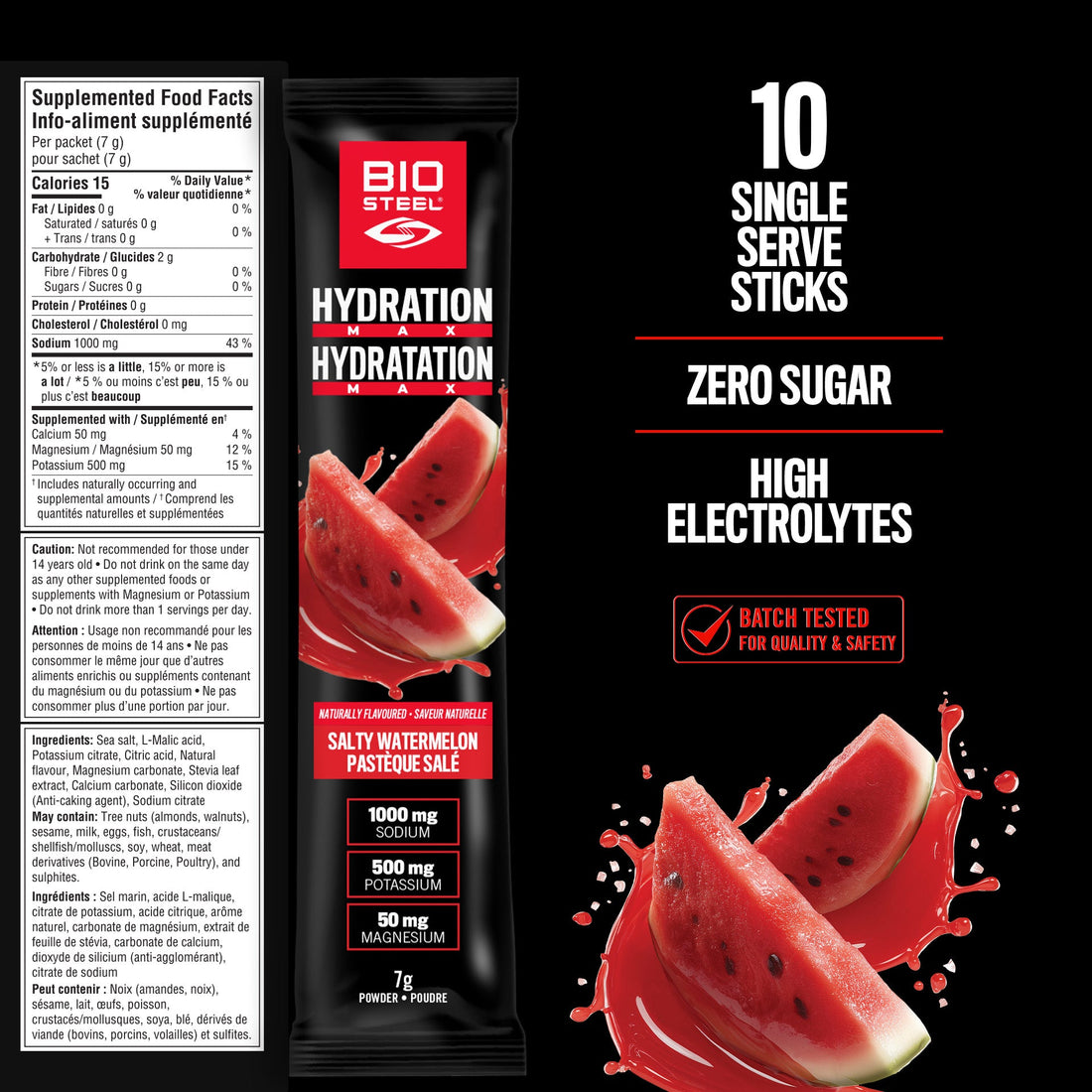 Hydration MAX / Salty Watermelon - 10 Packets