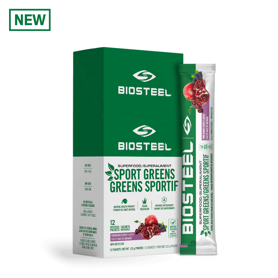 SPORT GREENS / Pomegranate Berry - 12 Servings