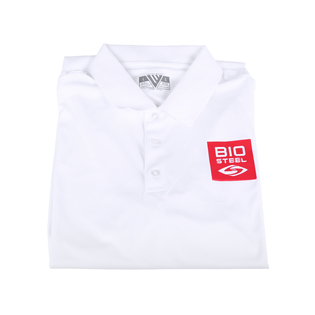 BioSteel White Polo (Dwayne)